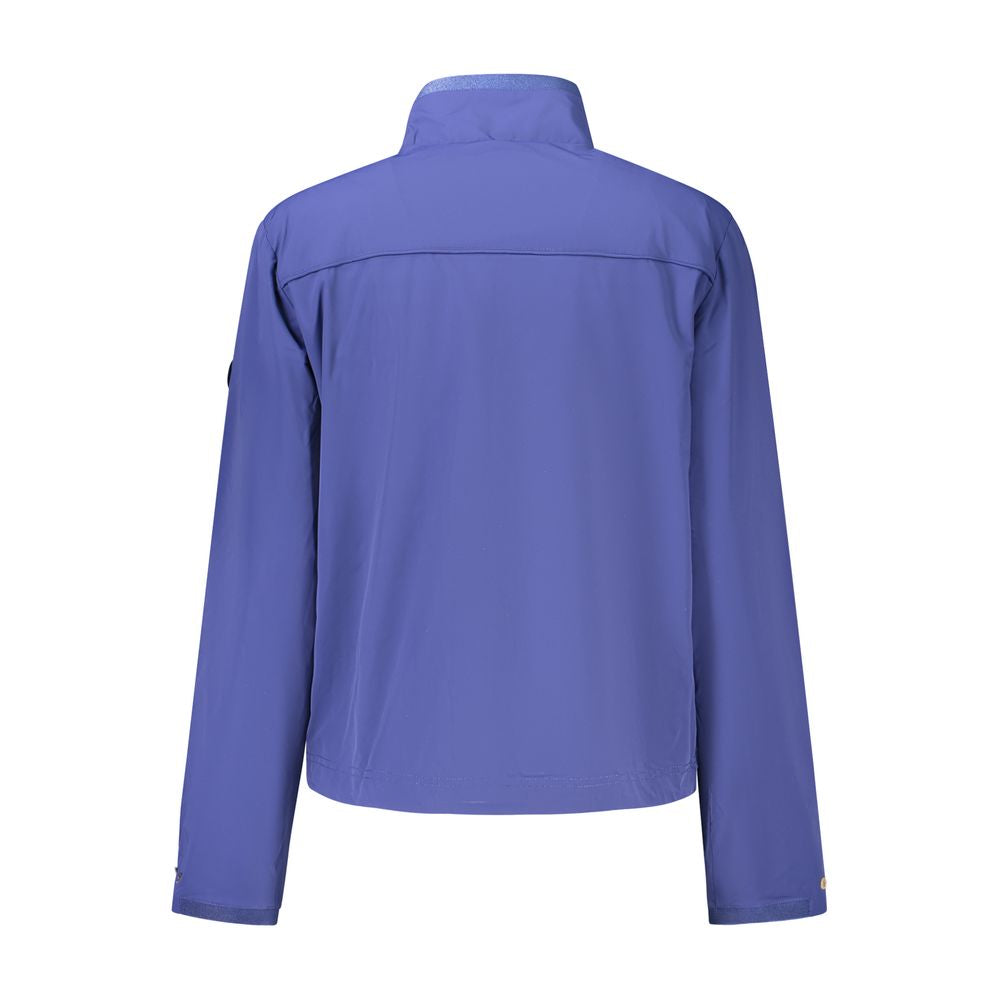 Windbreaker Jacket by North Sails for women in stretch nylon blue features an stylish silhouette, showcasing a sophisticated and performance-driven pockets & windproof for a premium, stylish look.