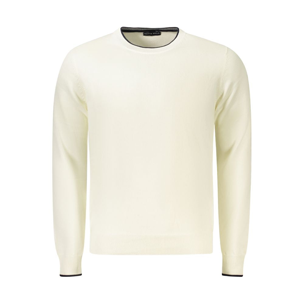 Sweatshirt by North Sails for men in cotton white features an magnificent silhouette, showcasing a sophisticated crew neckline and detail for a truly magnificent finish.