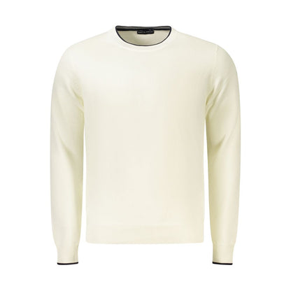 Sweatshirt by North Sails for men in cotton white features an magnificent silhouette, showcasing a sophisticated crew neckline and detail for a truly magnificent finish.