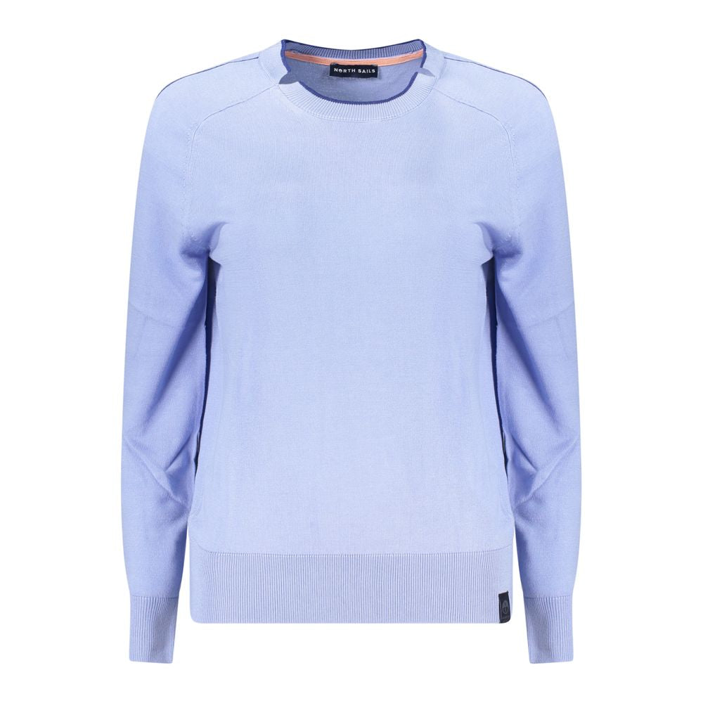 Sweatshirt by North Sails for women in viscose cotton azzurro & signature features an exquisite silhouette, showcasing and crew neckline details for a exquisite look.