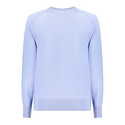 Sweatshirt by North Sails for women in viscose cotton azzurro & signature showcases a slouchy chic silhouette, artfully detailed with a slouchy chic crew neckline and for a slouchy chic finish.