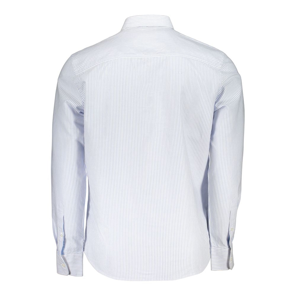 Shirt by North Sails for men in cotton azzurro & striped presents a discerning silhouette, showcasing a sophisticated and for a truly discerning finish.