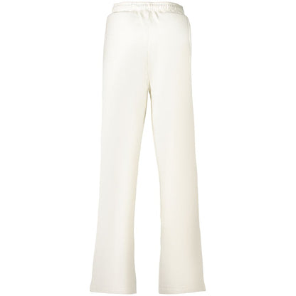Joggers by North Sails for women in cotton white features a polished silhouette with a polished athletic, reaching a polished long and finished with a polished .