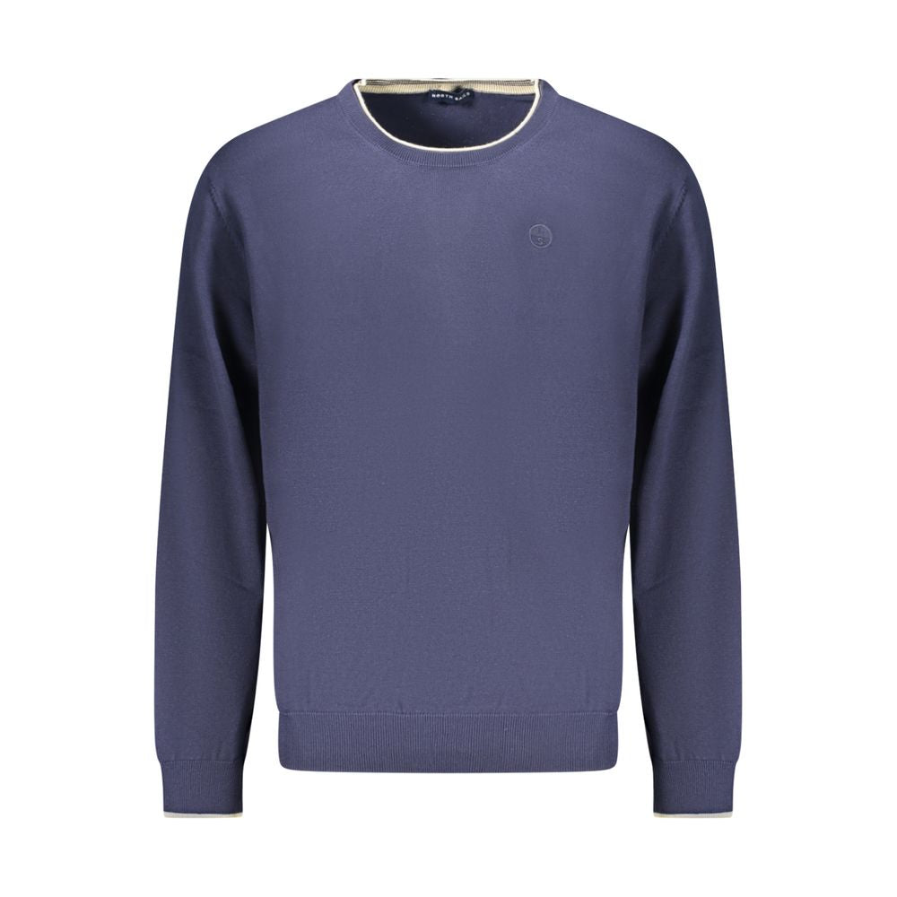 Sweatshirt by North Sails for men in cotton blue features a unrivaled silhouette with a refined crew neckline and unrivaled detailing for a sophisticated look.