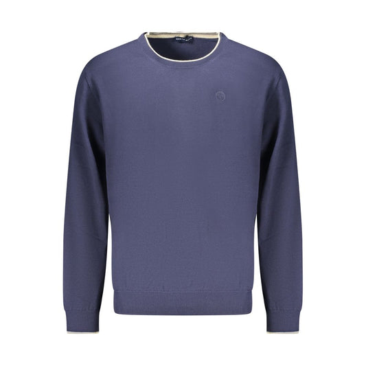 Sweatshirt by North Sails for men in cotton blue features a unrivaled silhouette with a refined crew neckline and unrivaled detailing for a sophisticated look.