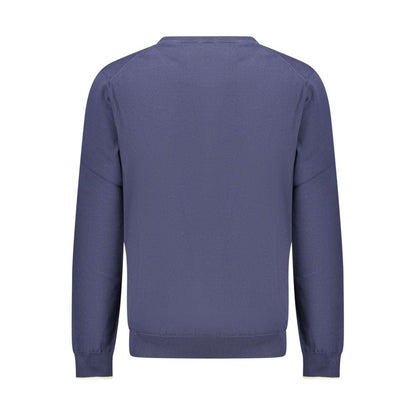 Sweatshirt by North Sails for men in cotton blue features an provocated silhouette, detailed with a provocated and a refined for a sophisticated aesthetic.