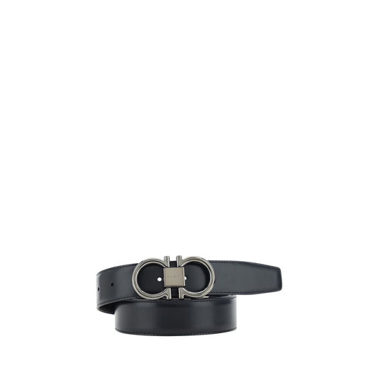 Belt by Ferragamo for men in bos taurus calf leather black presents a artisanal silhouette from the Gancini Bos Taurus Calf Leather Belt collection, showcasing an artisanal design and refined craftsmanship for a artisanal look.