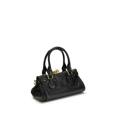 Shoulder Bag by Chloé for women in bos taurus suede leather black features an effortlessly chic silhouette with a secure zipper, ample , and versatile shoulder-strap for effortlessly chic everyday luxury.