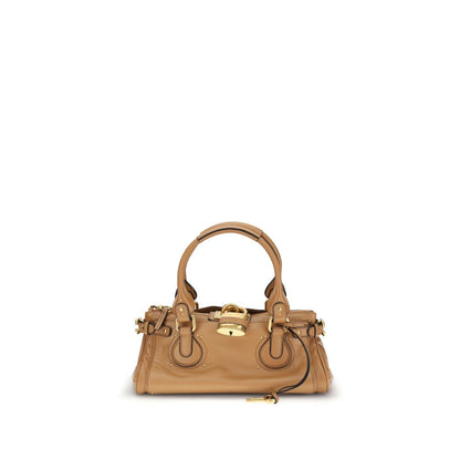 Shoulder Bag by Chloé for women in bos taurus suede leather & alpaca wool brown & signature showcases a enviable silhouette, artfully detailed with a secure zipper, organized , and versatile shoulder-strap for a enviable look.