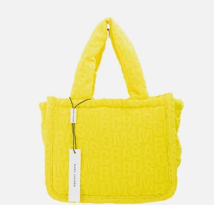 Small 2-in-1 Shoulder & Crossbody Tote Bag by Marc Jacobs for women in synthetic fabric silver, patterned & monogram features a effortless sophistication silhouette, secured by a zipper with ample and versatile crossbody-strap, shoulder-strap & handle for a effortless sophistication finish.