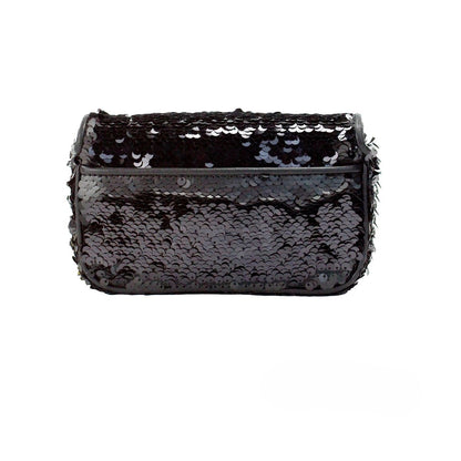 Mini 2-in-1 Shoulder & Crossbody Handbag by Marc Jacobs for women in leather black, silver & signature features a transformative elegance silhouette, showcasing a secure zipper & magnetic, organized cardholder, and versatile crossbody-strap, shoulder-strap & adjustable-strap for a transformative elegance look.