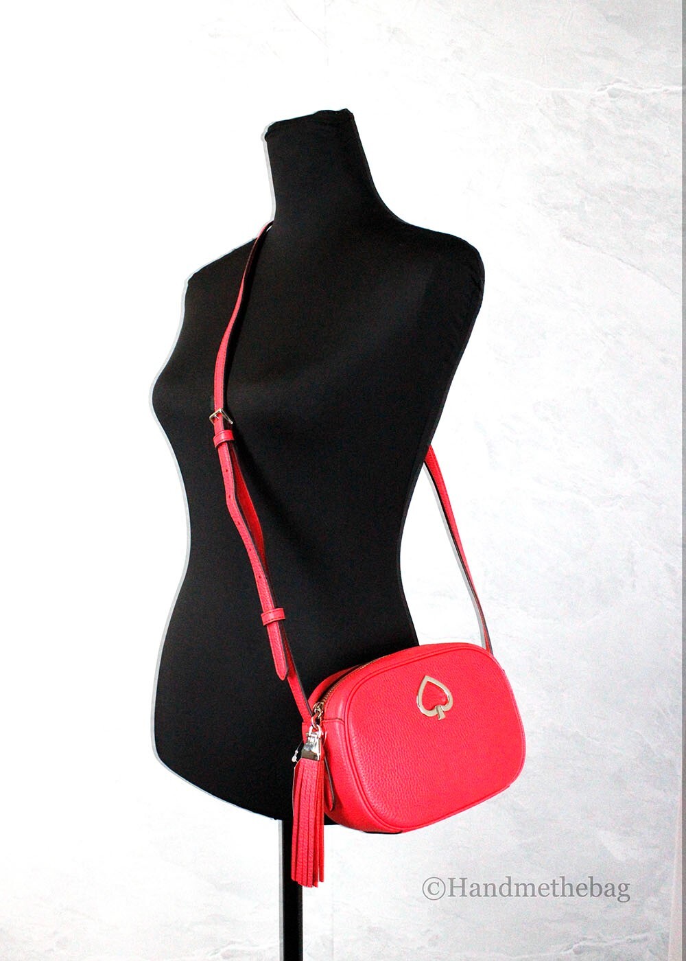 Small Travel Camera Crossbody Handbag by Kate Spade for women in pebbled leather beige, gold & pink showcases a versatile sophistication silhouette, featuring a secure zipper, versatile sophistication , and versatile crossbody-strap & adjustable-strap for a versatile sophistication finish.