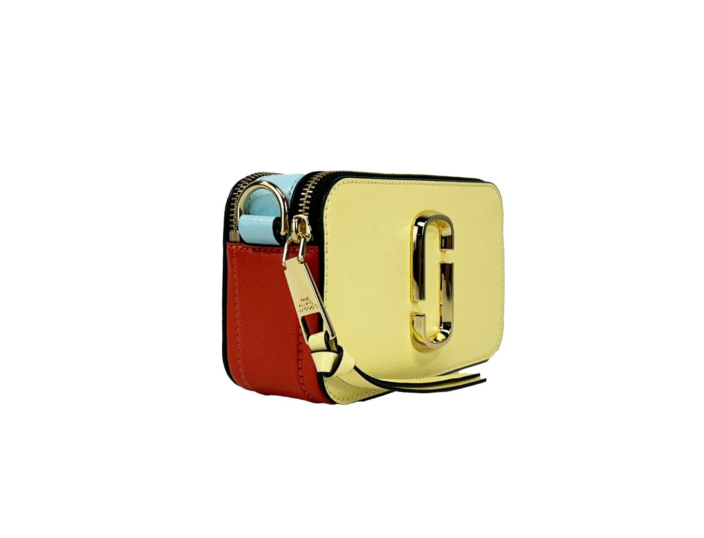 Small 2-in-1 Shoulder & Crossbody Handbag by Marc Jacobs for women in canvas gold & yellow showcases a versatile sophistication silhouette, featuring a secure zipper, versatile sophistication , and versatile crossbody-strap, shoulder-strap, adjustable-strap & detachable-strap for a versatile sophistication finish.
