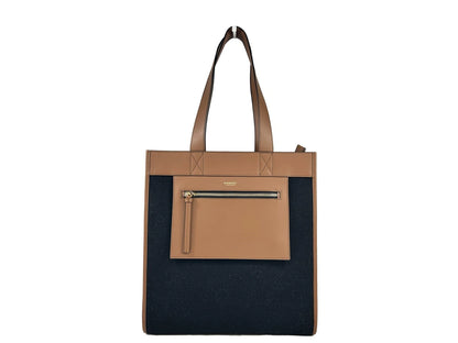 Small Travel Tote Bag by Burberry for women in canvas gold & multicolor showcases a statuesque Canvas Small Travel Tote Bag design, featuring a secure zipper, ample , and versatile handle for a statuesque finish.
