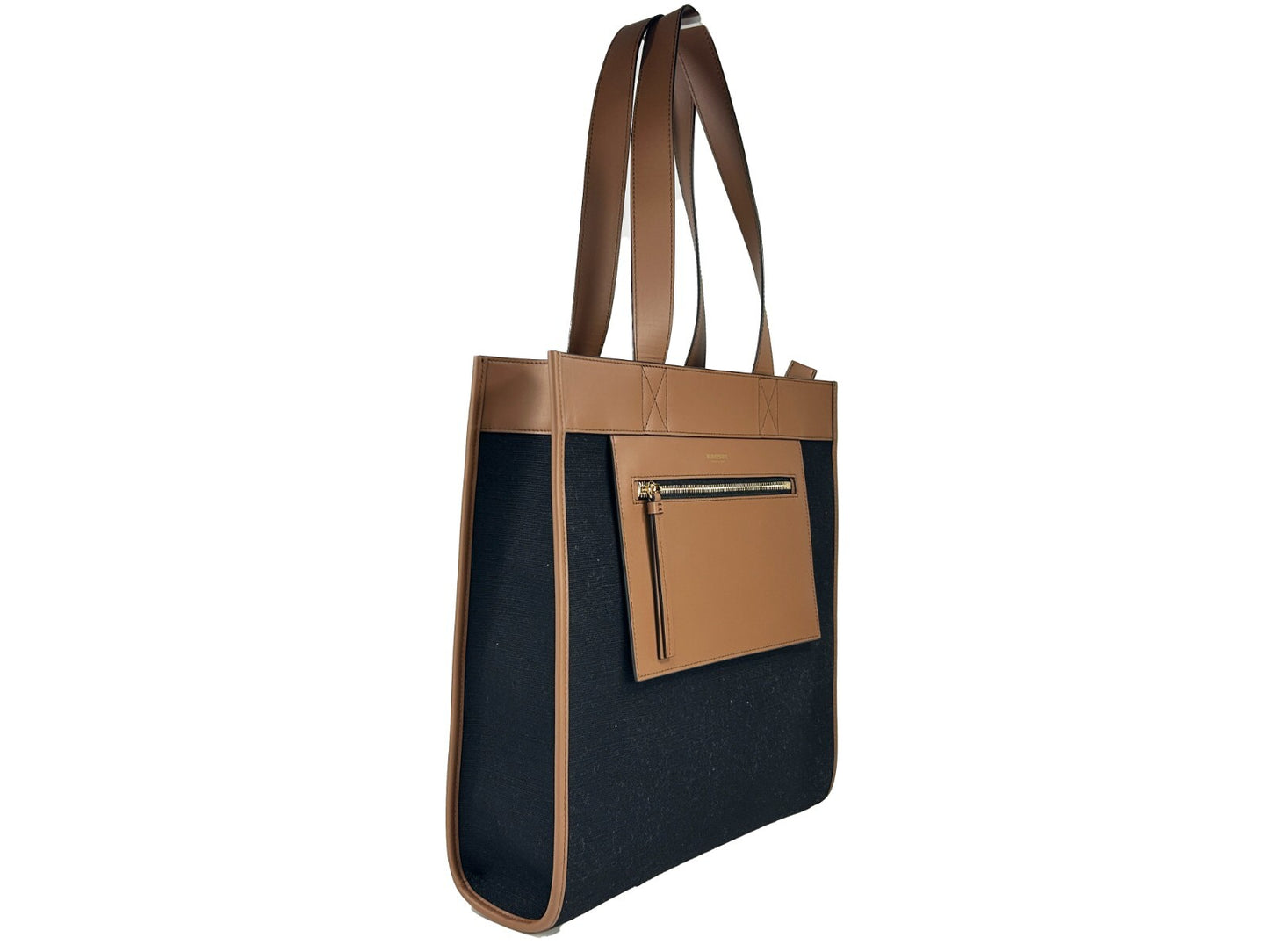 Small Travel Tote Bag by Burberry for women in canvas gold & multicolor features a jet-set sophisticated Canvas Small Travel Tote Bag design with a secure zipper, ample , and versatile handle for a jet-set sophisticated finish.