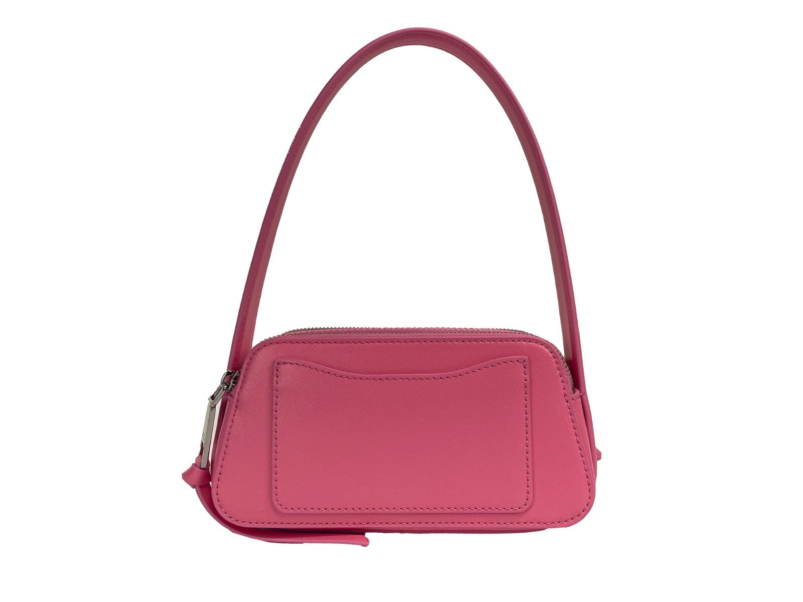 Small Travel Shoulder Bag by Marc Jacobs for women in leather blue, pink, silver & signature features a effortless chic silhouette with a secure zipper, ample , and versatile shoulder-strap & adjustable-strap for a effortless chic finish.