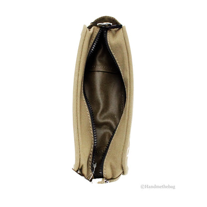 Small Travel Crossbody Camera Handbag by Marc Jacobs for women in cotton polyester canvas black, green & silver features a signature silhouette, showcasing a secure zipper and signature with versatile crossbody-strap & adjustable-strap for a sophisticated look.