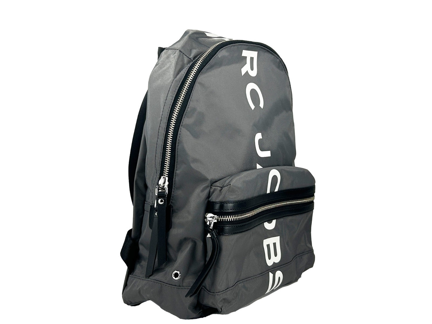 Travel Backpack by Marc Jacobs for women in nylon fabric gray & silver features an stately silhouette from the Suspiria Nylon Fabric Travel Backpack range, with a secure zipper, ample , and versatile handle, backpack-strap & adjustable-strap.