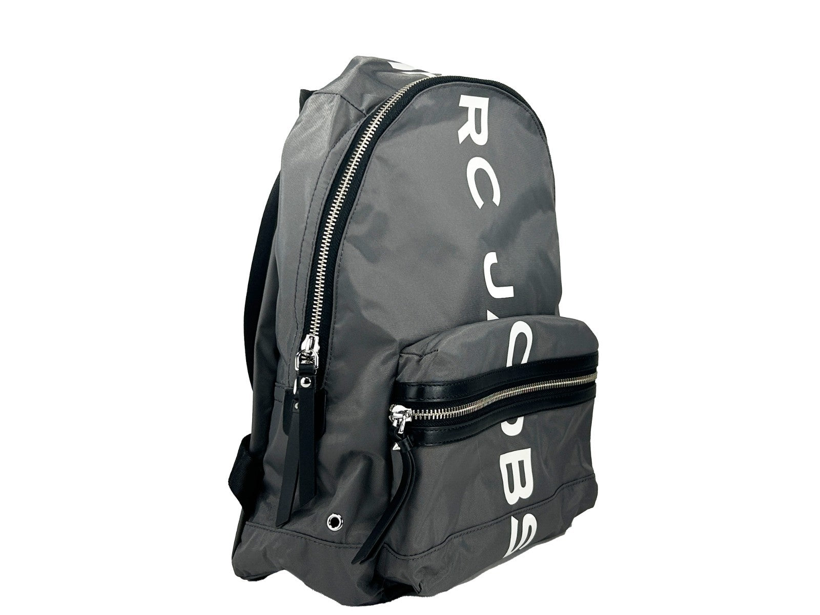 Travel Backpack by Marc Jacobs for women in nylon fabric gray & silver features an stately silhouette from the Suspiria Nylon Fabric Travel Backpack range, with a secure zipper, ample , and versatile handle, backpack-strap & adjustable-strap.