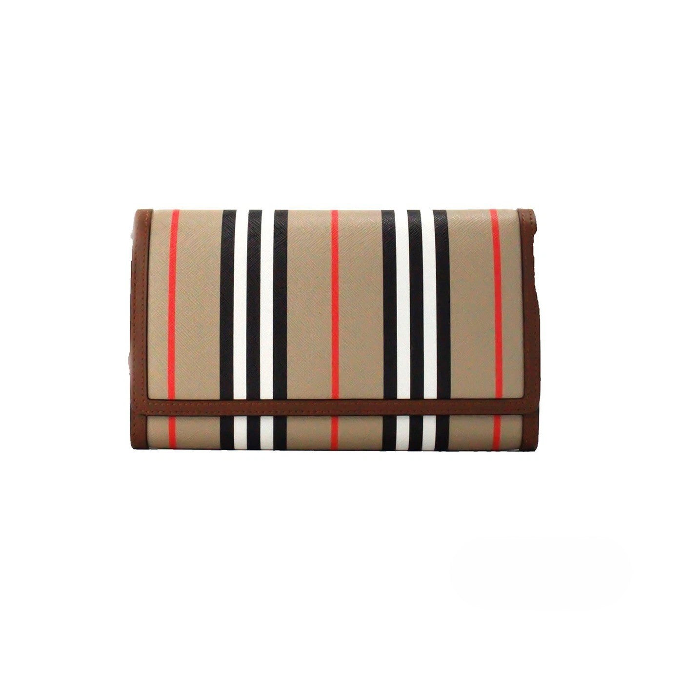 Medium Crossbody Travel Handbag by Burberry for women in canvas beige, gold, tan, patterned & striped showcases a versatile sophistication silhouette, featuring a secure snap, versatile sophistication , and versatile crossbody-strap & adjustable-strap for a versatile sophistication finish.