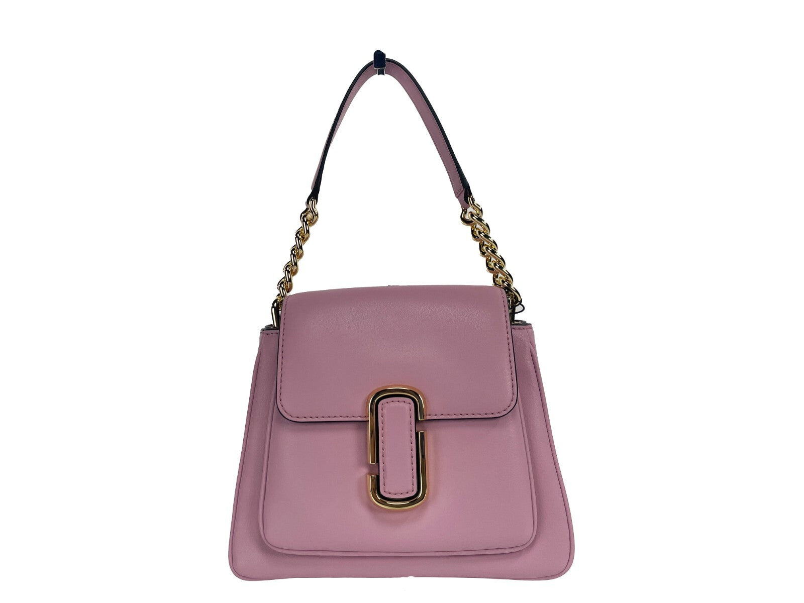 Mini Crossbody Travel Satchel Handbag by Marc Jacobs for women in leather gold & purple features an multi-faceted design with a secure magnetic, ample cardholder, and versatile crossbody-strap, handle, adjustable-strap & detachable-strap for a multi-faceted finish.