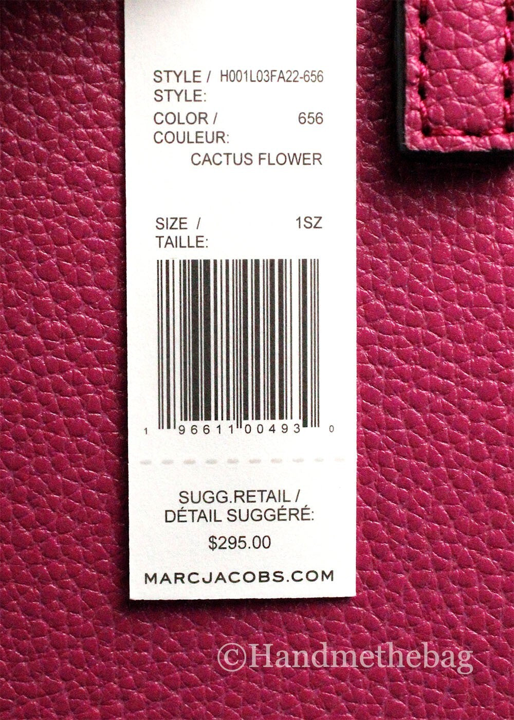 Micro Crossbody Travel Tote Handbag by Marc Jacobs for women in pebbled leather pink & silver showcases a versatile sophistication silhouette, featuring a secure , versatile sophistication , and versatile crossbody-strap, adjustable-strap, detachable-strap & handle for a versatile sophistication finish.