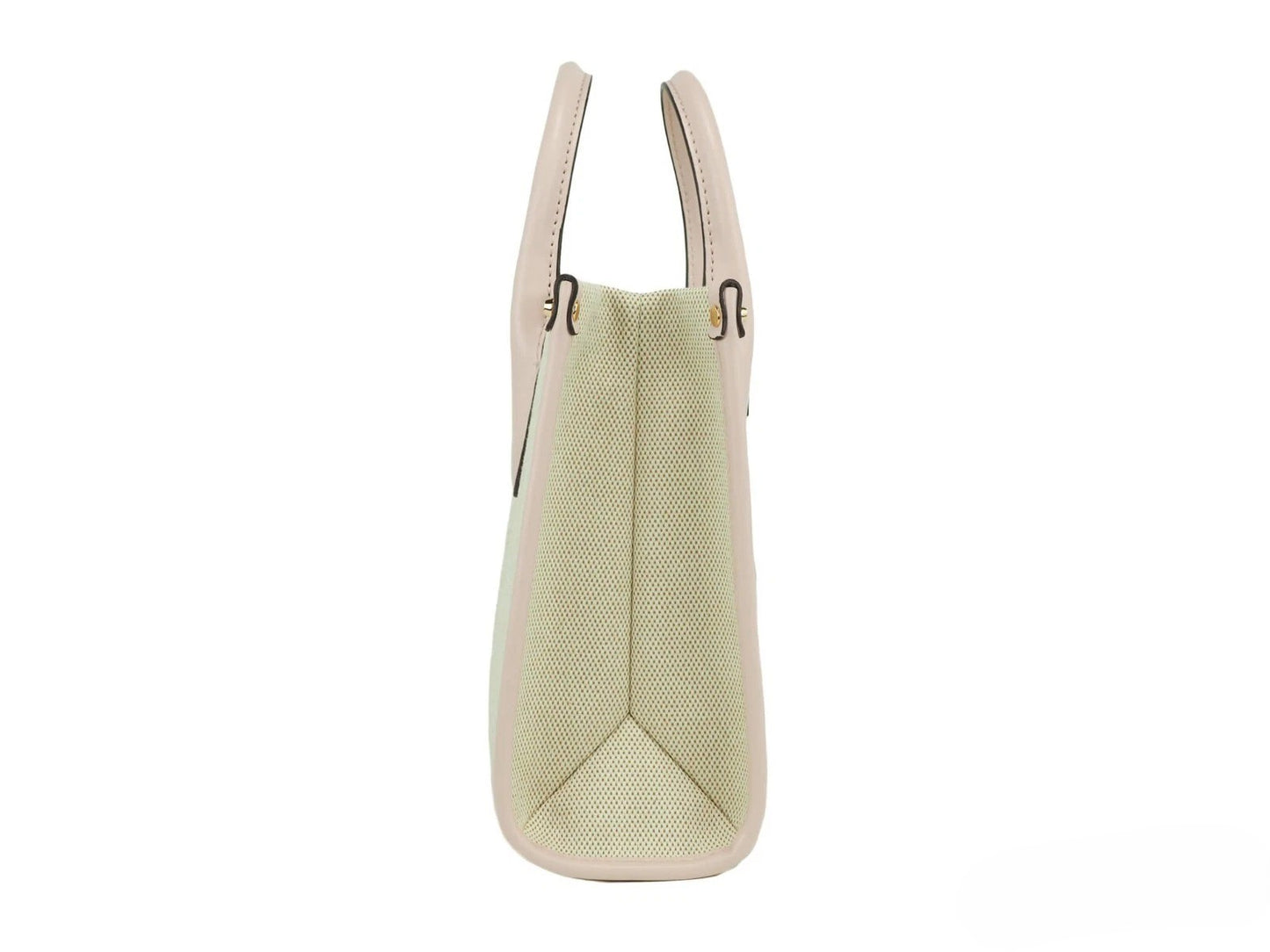 This Small Crossbody Evening Shopper Handbag by Michael Kors for women in canvas and beige & gold presents a sculptural silhouette featuring a secure zipper, ample , and versatile crossbody-strap, adjustable-strap & detachable-strap for a sculptural finish.