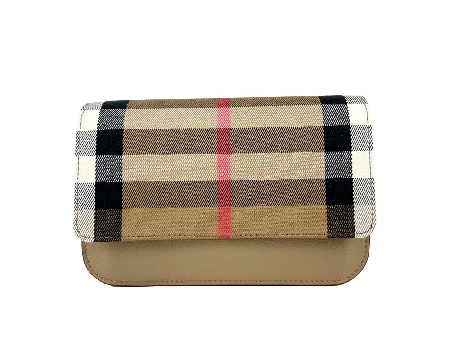 Small Crossbody Handbag by Burberry for women in canvas beige & gold features a transformative elegance silhouette, showcasing a secure , organized , and versatile crossbody-strap & adjustable-strap for a transformative elegance look.
