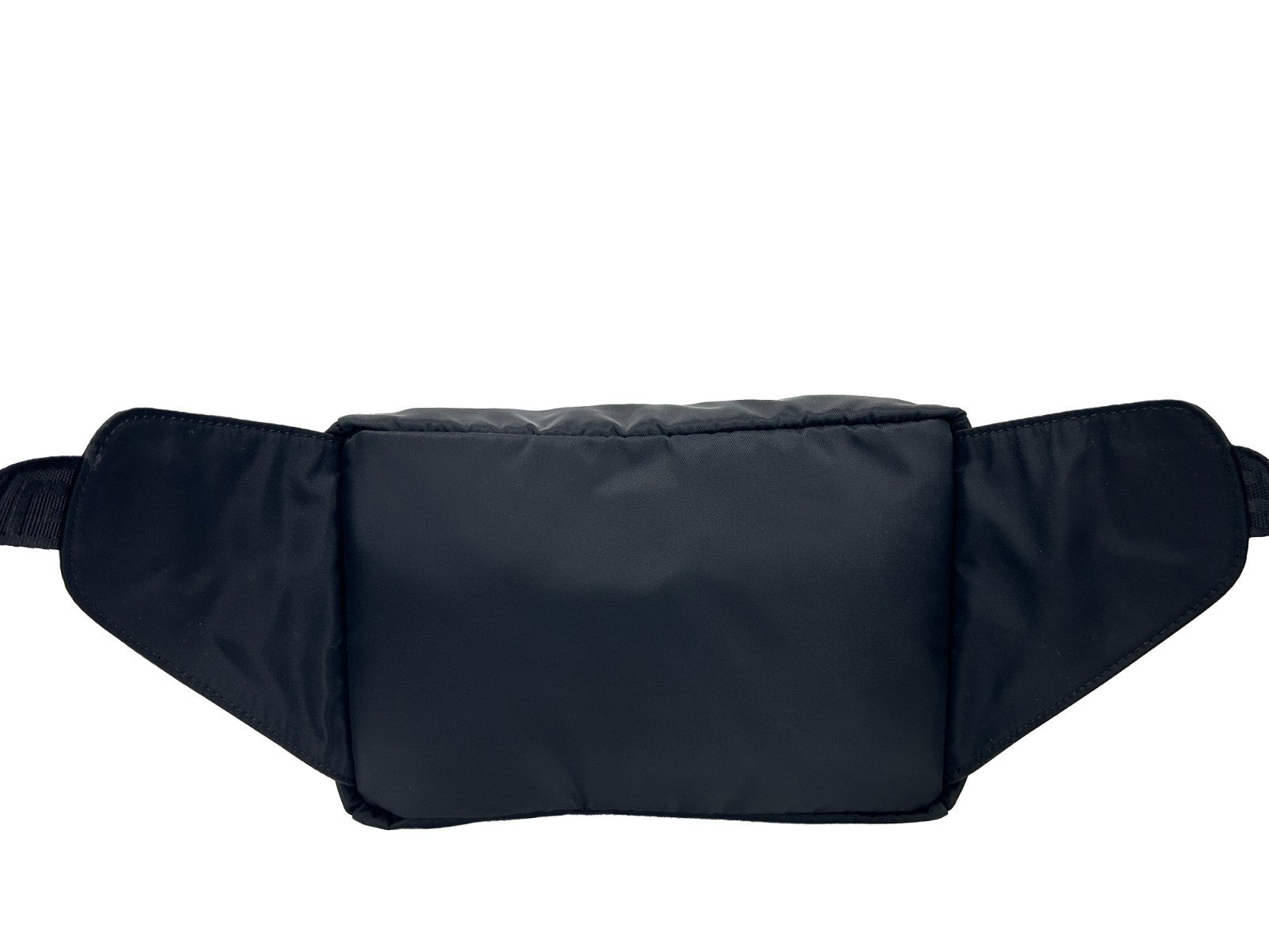 Small Crossbody Fanny Pack Belt Bag by Versace for women in nylon black & silver features a jet-setting Medusa Nylon Small Crossbody Fanny Pack Belt Bag design with a secure zipper, jet-setting , and versatile crossbody-strap, adjustable-strap & belt-strap for a jet-setting look.