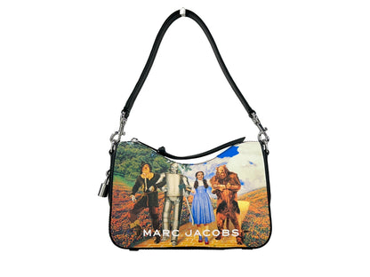 Small Crossbody Handbag by Marc Jacobs for women in leather black, gold & print showcases a versatile sophistication silhouette, featuring a secure zipper, versatile sophistication , and versatile crossbody-strap & detachable-strap for a versatile sophistication finish.