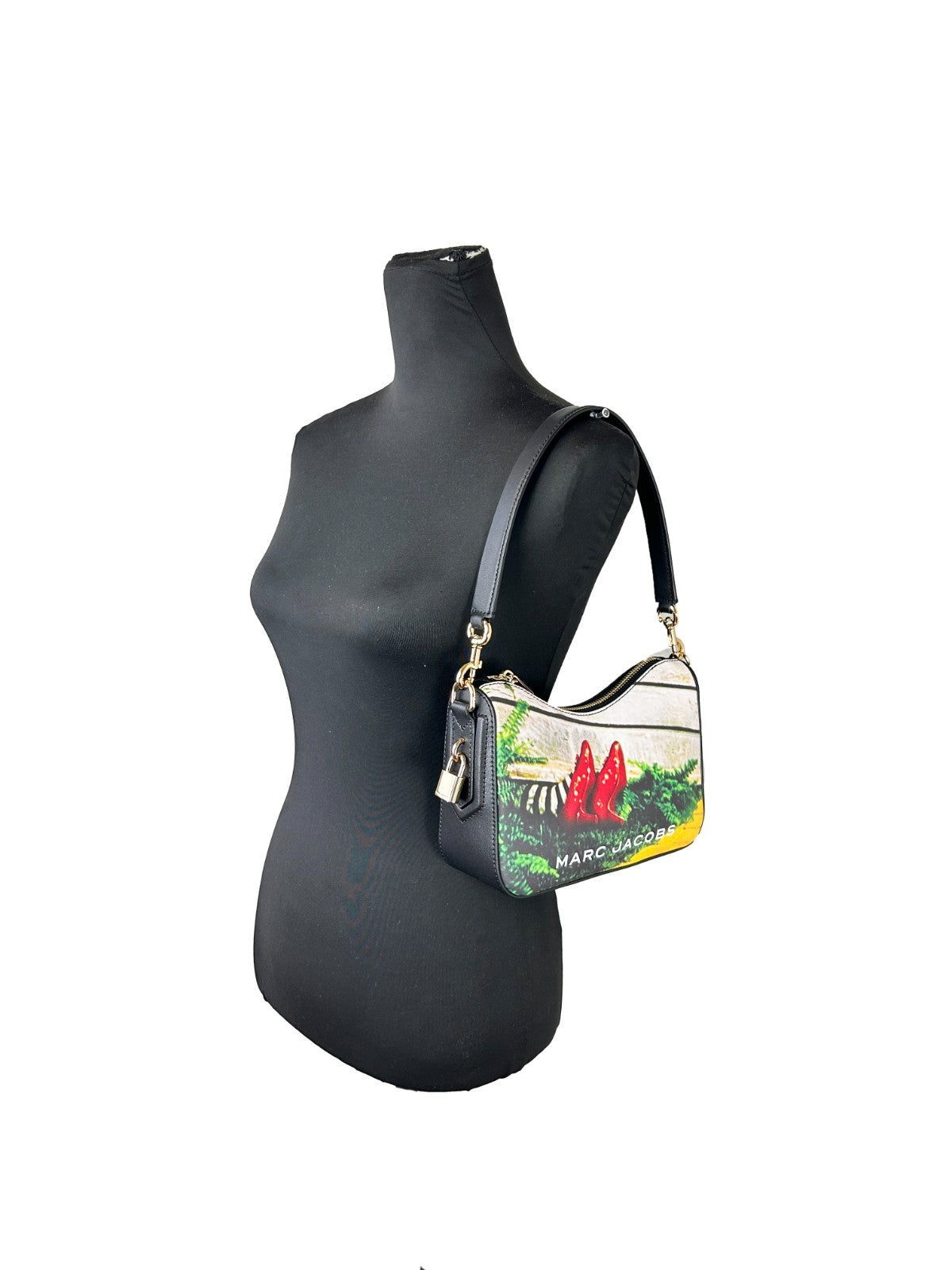 Small Crossbody Handbag by Marc Jacobs for women in leather gold features a versatile chic silhouette, meticulously detailed with a secure zipper, ample , and versatile crossbody-strap.