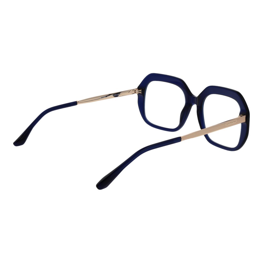 Eyeglasses Frames by Sandro for women in acetate and blue showcases a refined silhouette, detailed with a blue coloured frame finish and a sophisticated full-frame frame design.
