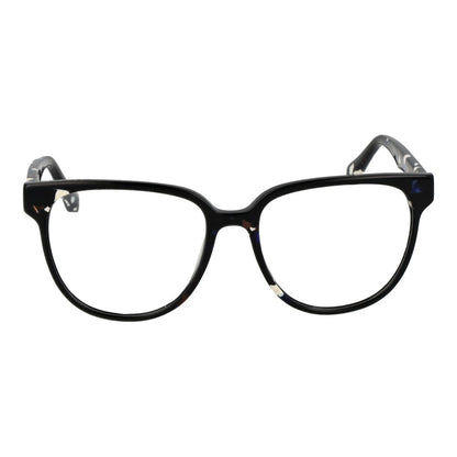 Eyeglasses Frames by Sandro for women in acetate black features a refined silhouette, showcasing a refined black coloured frame and full-frame frame design for a sophisticated, premium look.
