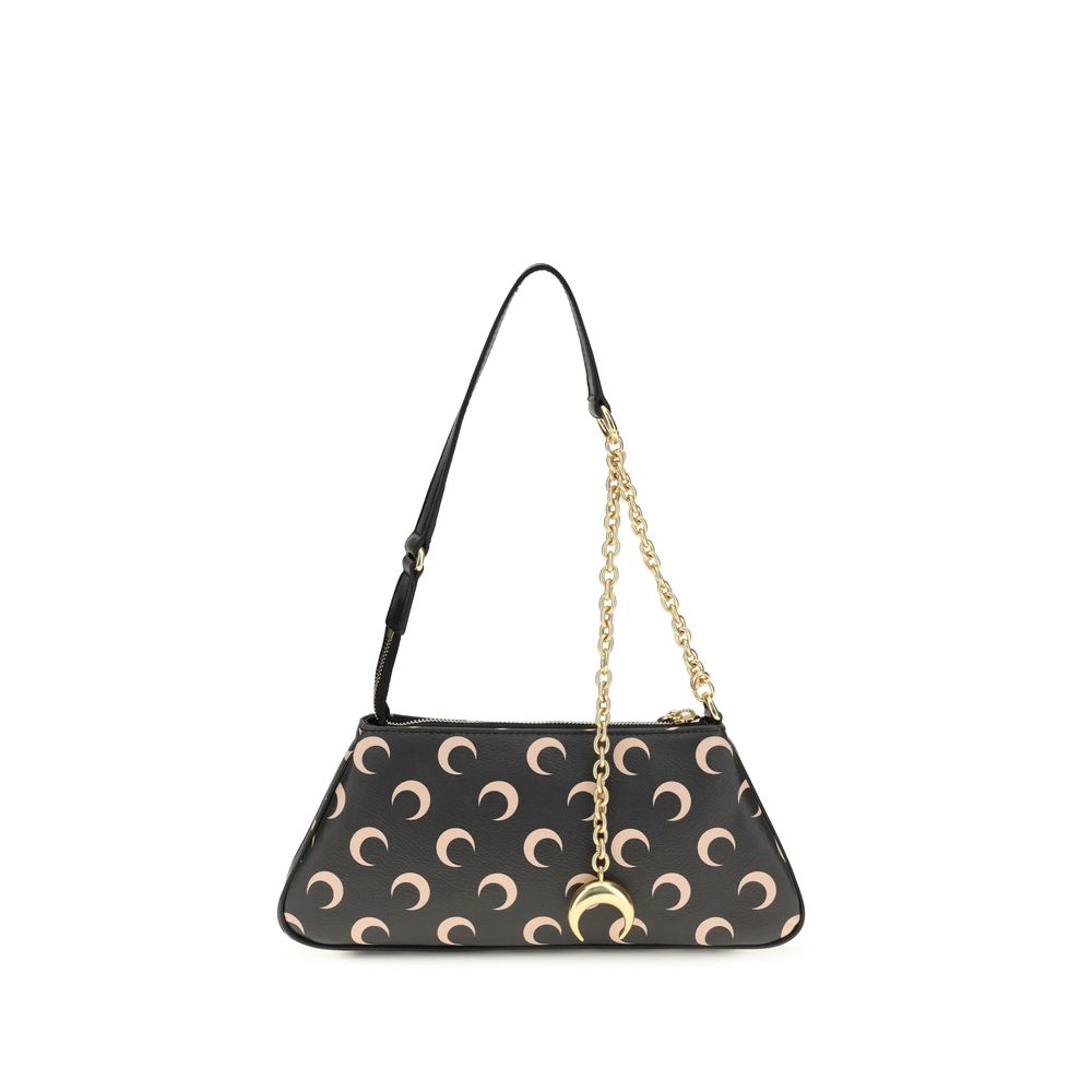 Marine Serre Cotton Leather & Polyester Shoulder Bag - Multicolor Patterned Jacquard Signature