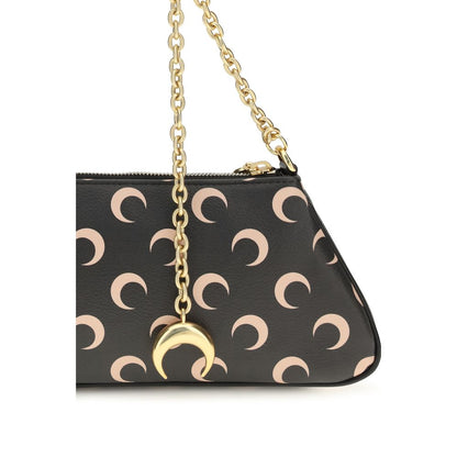 Marine Serre Cotton Leather & Polyester Shoulder Bag - Multicolor Patterned Jacquard Signature