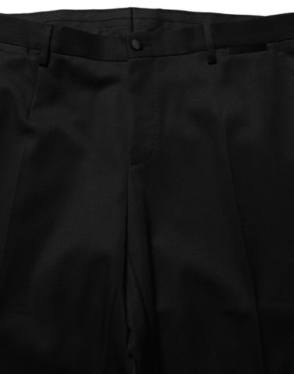 Dolce & Gabbana Black Crystal Embellished 2 Piece Suit