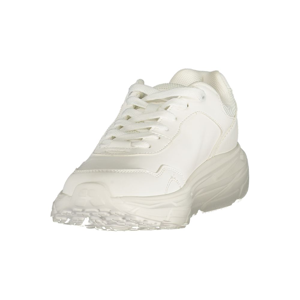 Athletic Sneakers by U.S. POLO ASSN. for women in polyester & polyurethane white & print showcases an impeccable silhouette, defined by an impeccable athletic style design that perfectly captures the essence of the Women's Athletic Polyester & Polyurethane Sneakers.