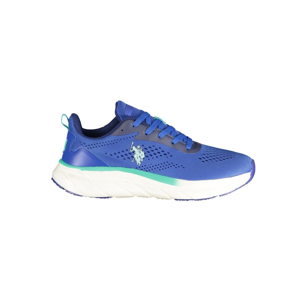 Athletic Sneakers U.S. POLO ASSN. men polyester & polyurethane blue, green & white featuring a avant-garde Men's Athletic Polyester & Polyurethane Sneakers design with a avant-garde athletic style for a refined finish.
