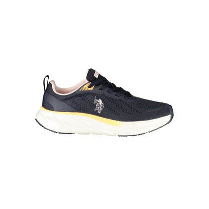 Athletic Sneakers U.S. POLO ASSN. women polyester & polyurethane blue & pink featuring a avant-garde Women's Athletic Polyester & Polyurethane Sneakers design with a avant-garde athletic style for a refined finish.