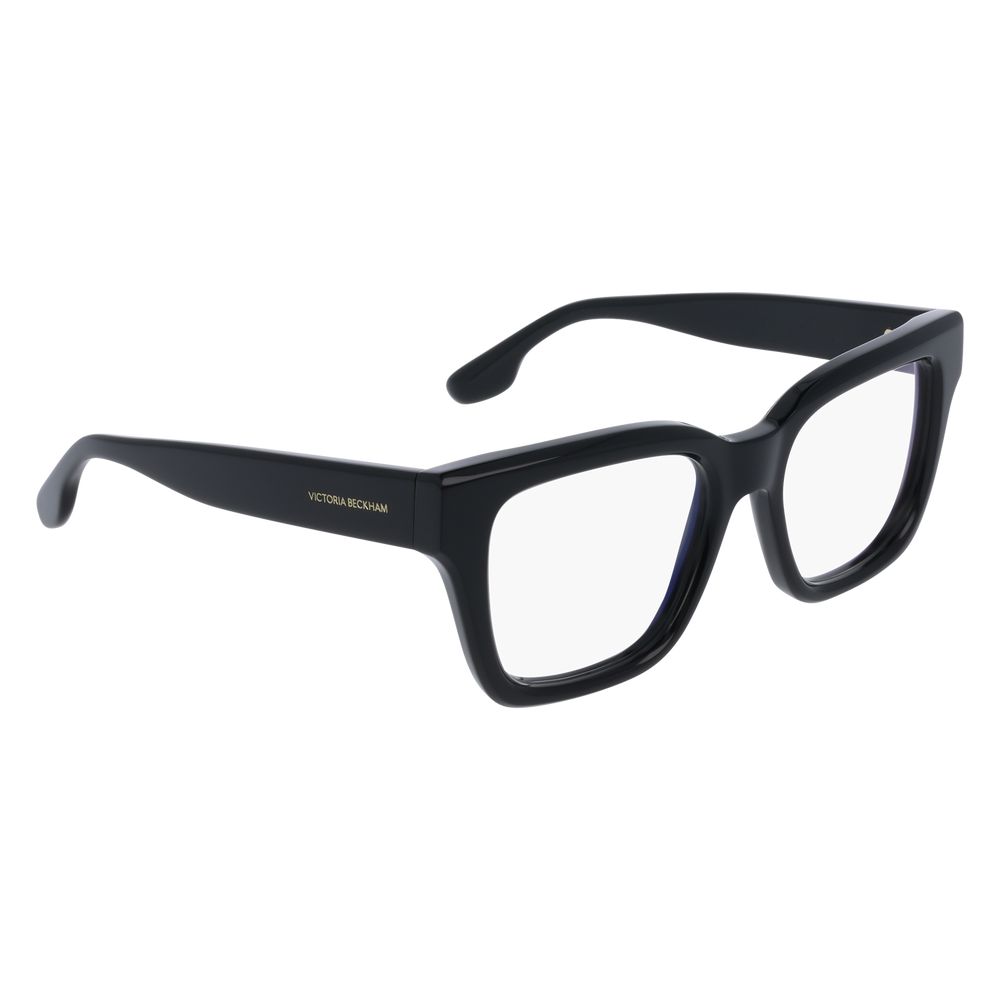 Eyeglasses Frames by Victoria Beckham for women in plastic black features a refined silhouette, showcasing a refined black coloured frame and full-frame frame design for a sophisticated, premium look.