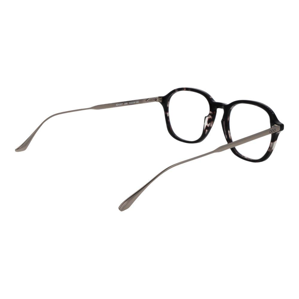 Eyeglasses Frames by Sandro for men in acetate black showcases a reflective silhouette, artfully incorporating a sophisticated black coloured frame with a distinct full-frame frame design.