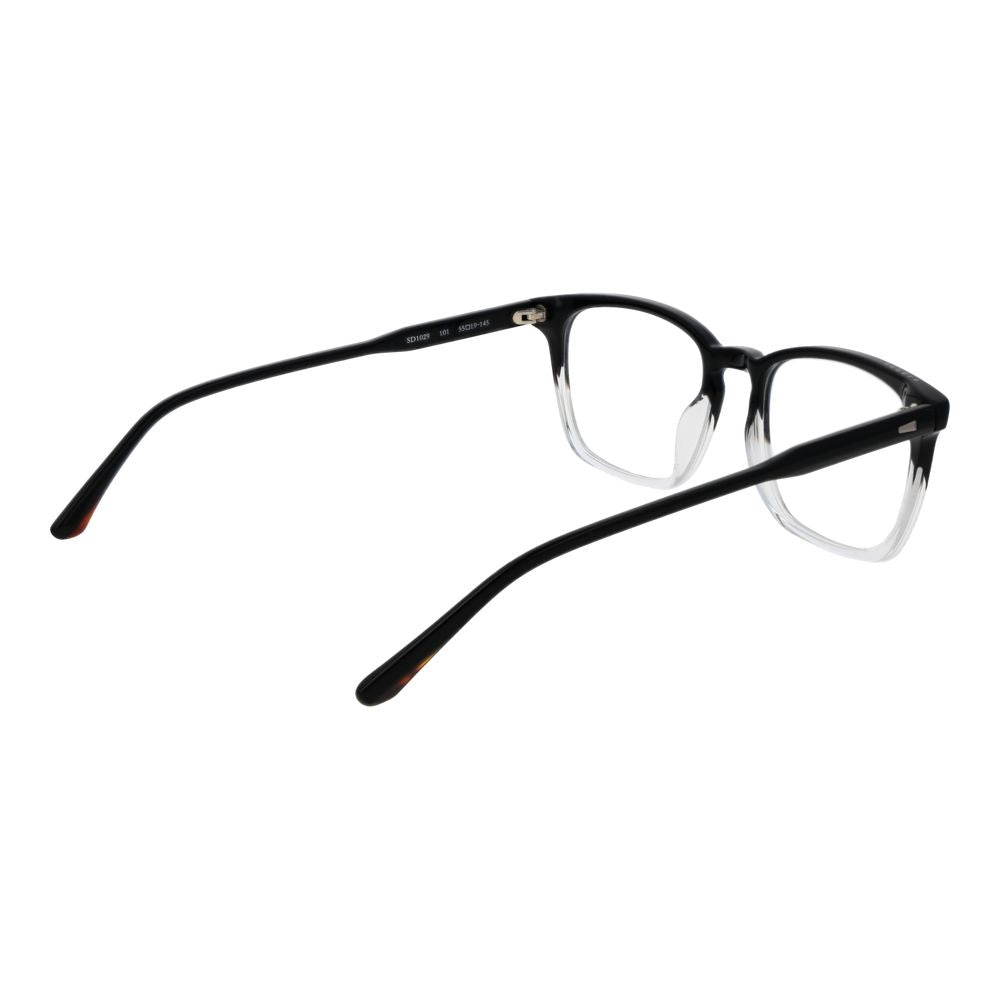 Eyeglasses Frames by Sandro for men in acetate and black showcases an refined full-frame frame design featuring a sophisticated black coloured frame for an refined and refined aesthetic.