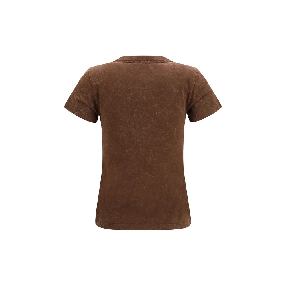 Sweatshirt by Ganni for women in cotton brown & print features an magnificent silhouette, showcasing a sophisticated round neckline and detail for a truly magnificent finish.
