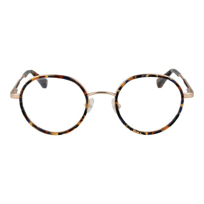 Eyeglasses Frames by Christian Lacroix for women in metal gold showcases a refined full-frame frame design with a refined gold coloured frame finish for a refined and sophisticated look.
