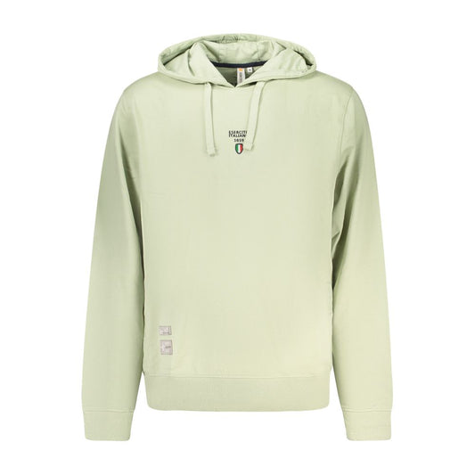 Hooded Sweatshirt Hoodie by Accademia Militare for men in cotton green features a edgy silhouette, detailed with a edgy hooded neckline and for a refined finish.