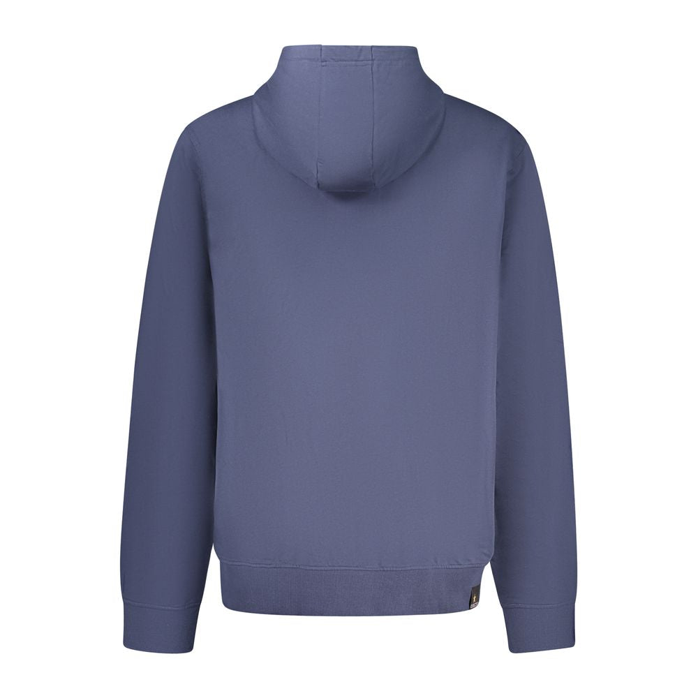 Hooded Sweatshirt Hoodie by Accademia Militare for men in cotton blue features a authentic silhouette, showcasing a sophisticated and authentic detail for a refined finish.