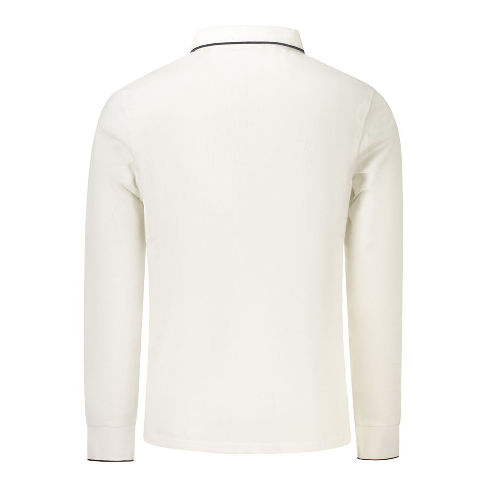 Polo Shirt by North Sails for men in cotton white showcases a sharp silhouette, detailed with a refined and sharp for a sophisticated finish.