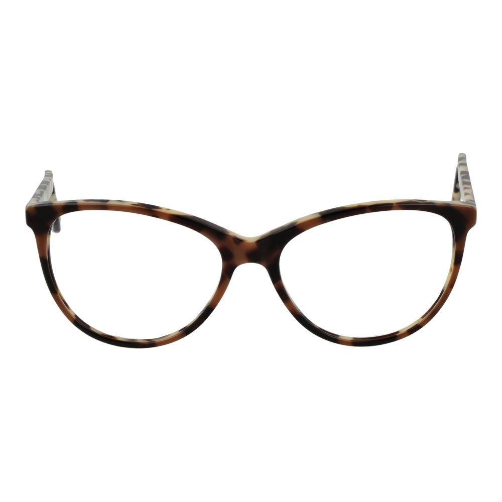 Eyeglasses Frames by Andy Wolf for women in acetate brown showcases a reflective silhouette, artfully incorporating a sophisticated brown coloured frame with a distinct full-frame frame design.
