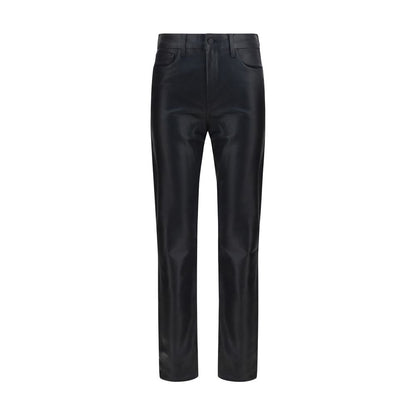 Pants by L'Agence for women in polyester cotton denim black showcases a unrivaled comfort silhouette, featuring a skinny & slim cut and long with a low rise for a unrivaled comfort and refined aesthetic.