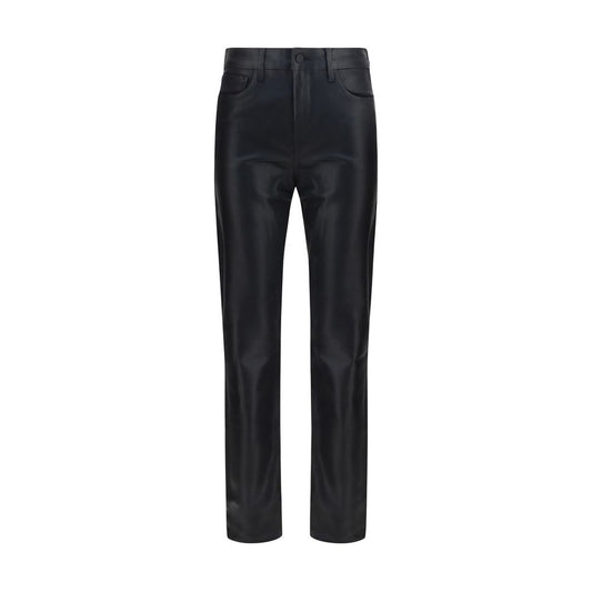 Pants by L'Agence for women in polyester cotton denim black showcases a unrivaled comfort silhouette, featuring a skinny & slim cut and long with a low rise for a unrivaled comfort and refined aesthetic.
